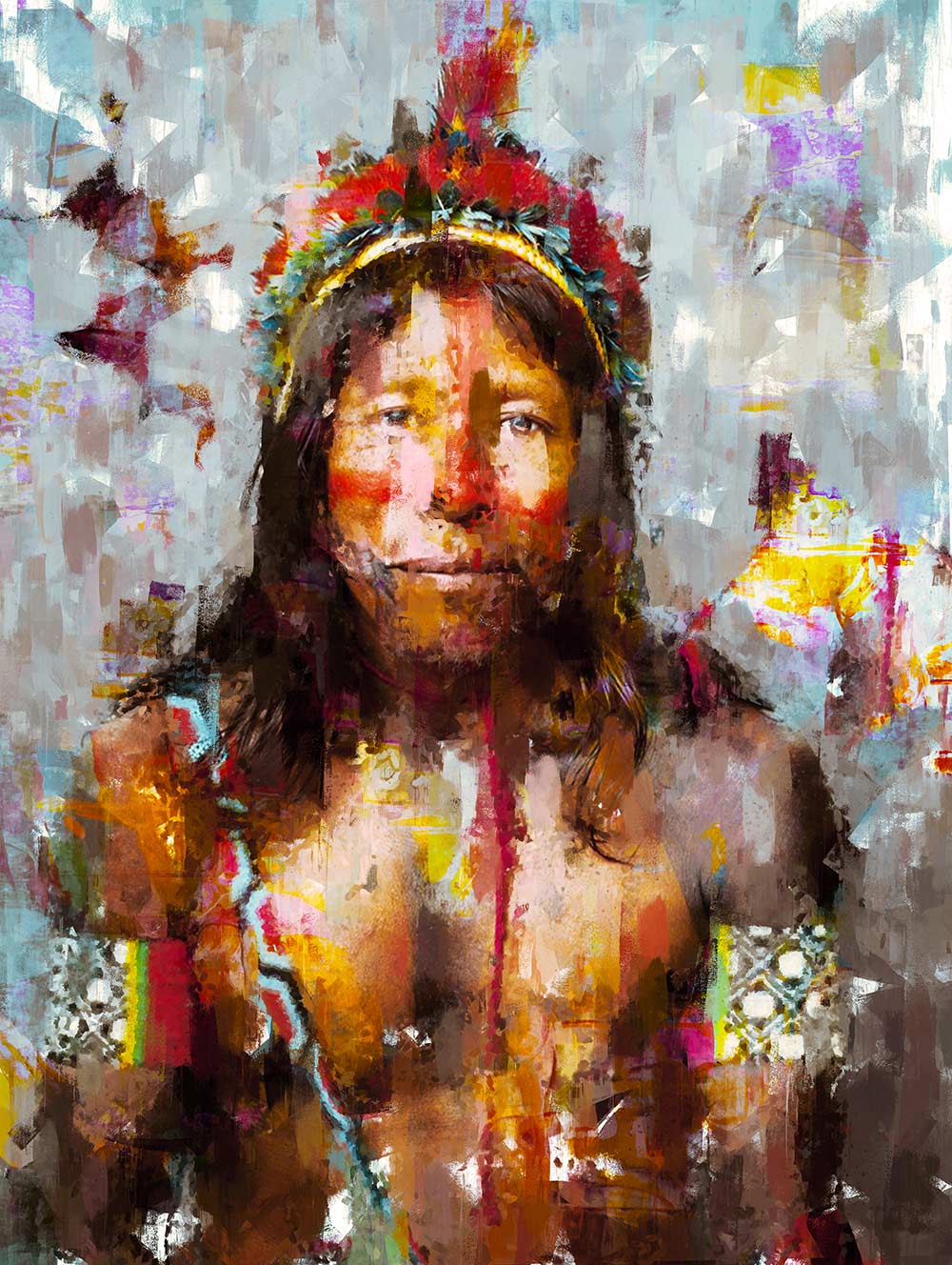 Kayapo Tribe Portrait 01