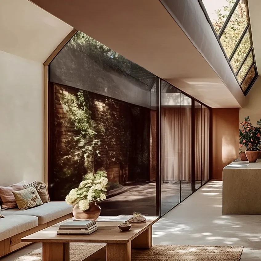 CGI Architextural render for contemporary new build.